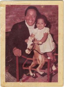 Francine with father Frank Lucas